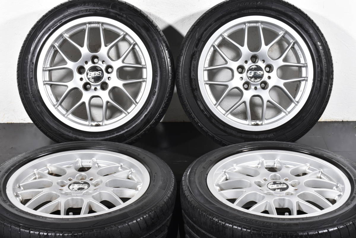 ☆BBS☆RX RX204☆17インチ☆PCD120 8J +38☆ダンロップ VEURO VE303