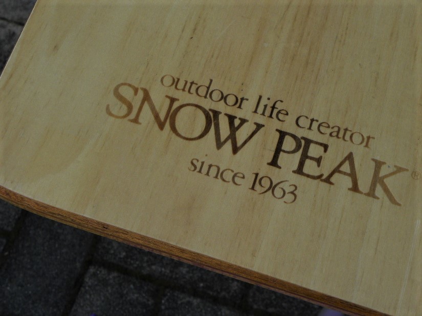 Snow peak (スノーピーク) キッチンテーブル ブラウン 廃盤品