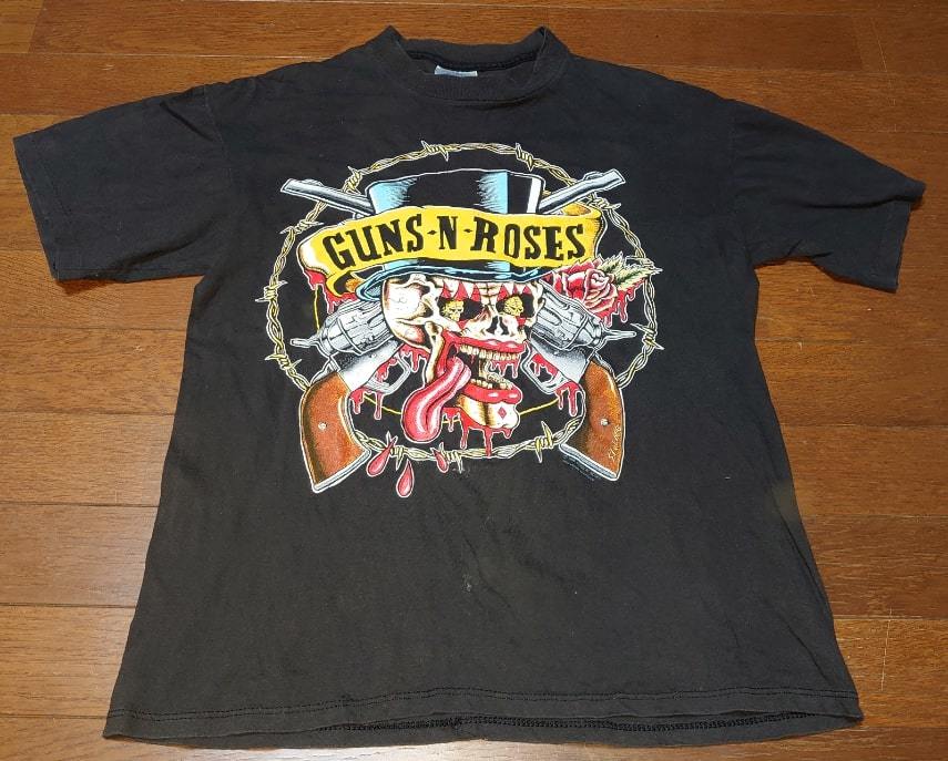 超激得，爆買い Guns N' Roses ロックT ラップＴシャツ RapTシャツ ガンズアンドローゼズ(Tシャツ)｜売買されたオークション情報、yahooの商品情報をアーカイブ公開 - オークファン Tシャツ