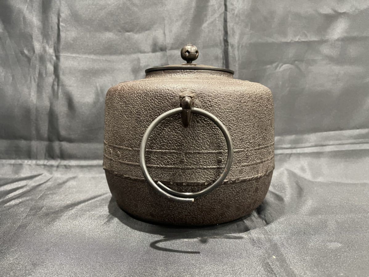 十二94］人間国宝⁄高橋敬典 作⁄萬代屋釜⁄共箱