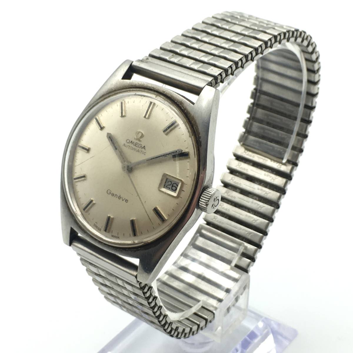 a*1様 OMEGA Genève 自動巻き メンズ 腕時計 C9-18 OMEGA/オメガ Geneve ジュネーブ 3針 Date デイト メンズ 自動