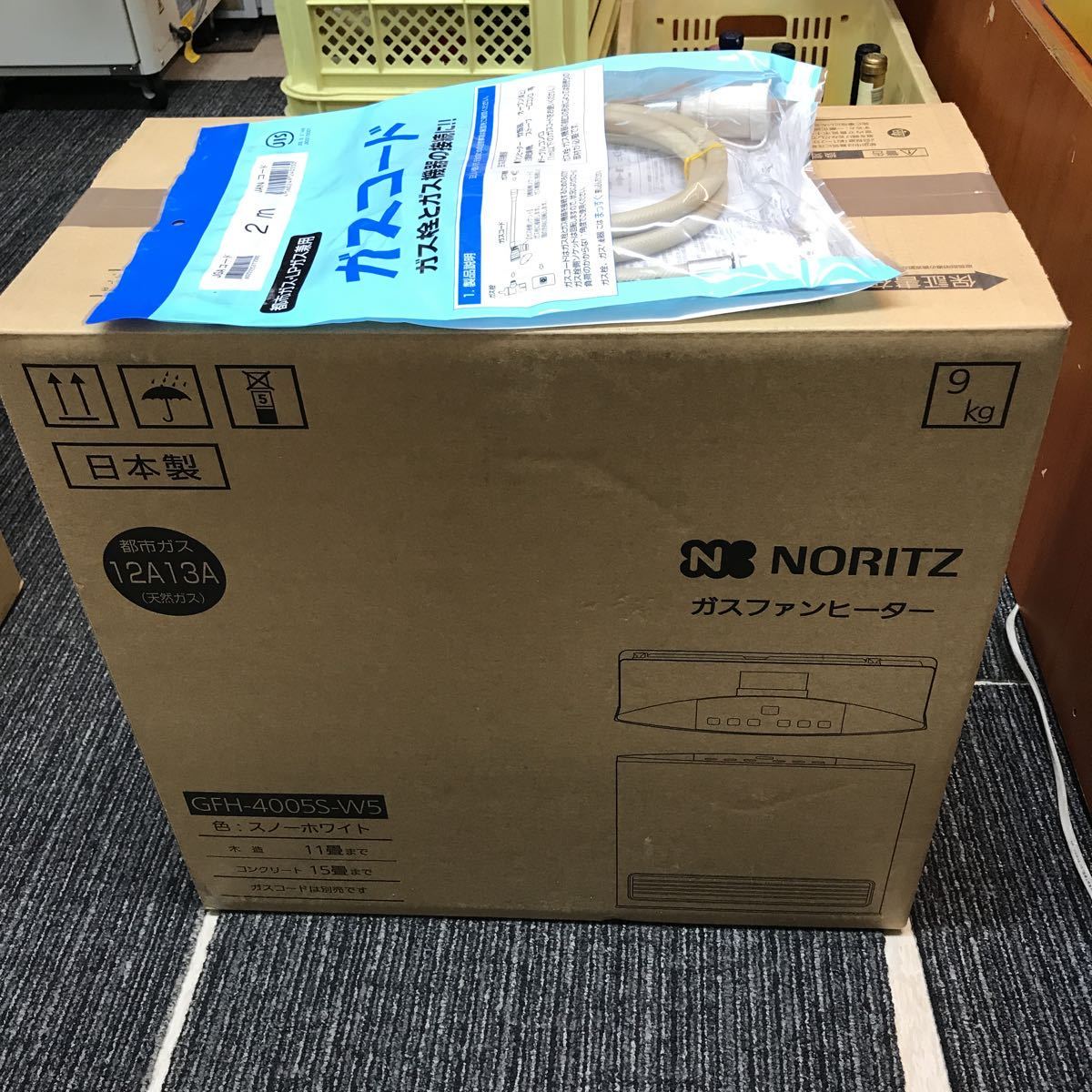 YH-9696】未使用保管品 NORITZ ノーリツ ガスファンヒーター GFH-4005S