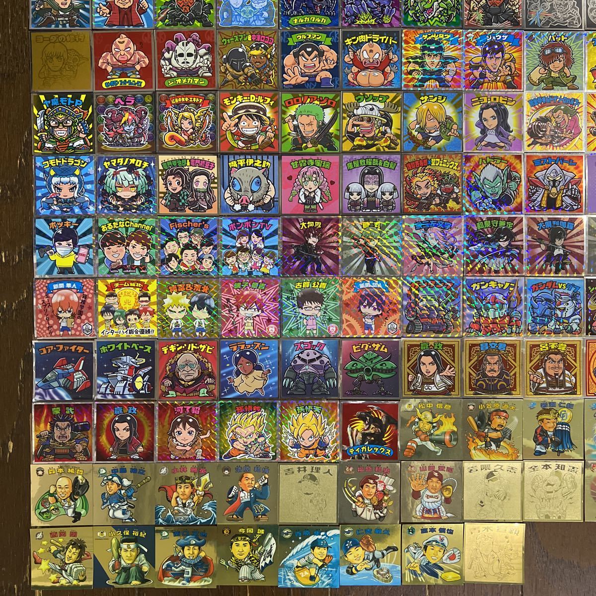 100円スタート ビックリマンシール コラボ系176種 ワンピースマン 北斗のマン キングダムマン ガンダムマン 鬼滅の刃マン ビックリマン 売買されたオークション情報 Yahooの商品情報をアーカイブ公開 オークファン Aucfan Com