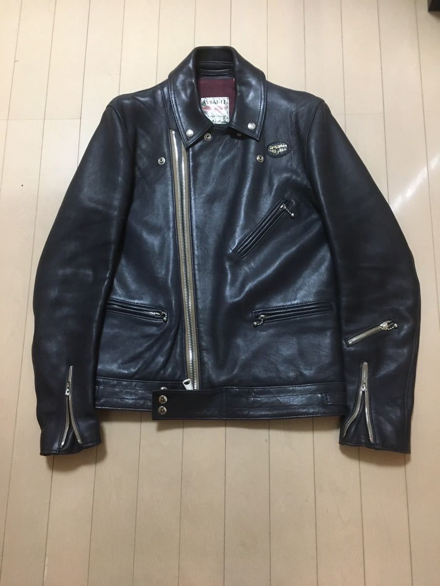 アンダーカバー x ルイスレザー サイクロン　紺　38 UNDERCOVER 2016年1stモデル アンダーカバー x ルイスレザー サイクロン ネイビー
