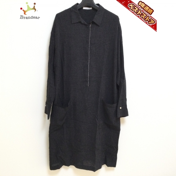 モラビト MORABITO サイズ38 M - 黒 レディース レギュラーカラー/長袖  