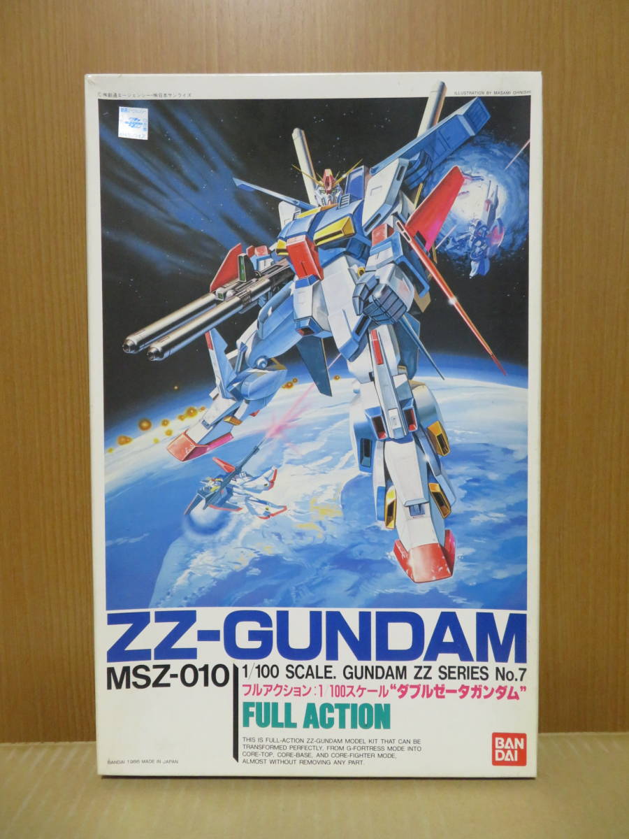 バンダイ ガンダムZZ 旧キット 1/100 フルアクション MSZ-010