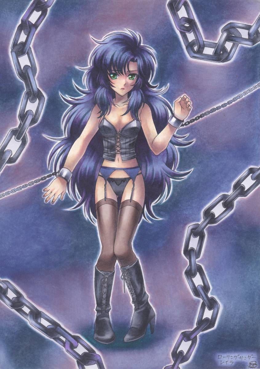 2025新款 同人手描きイラスト 原画A4サイズ ナムコ ローリングサンダー