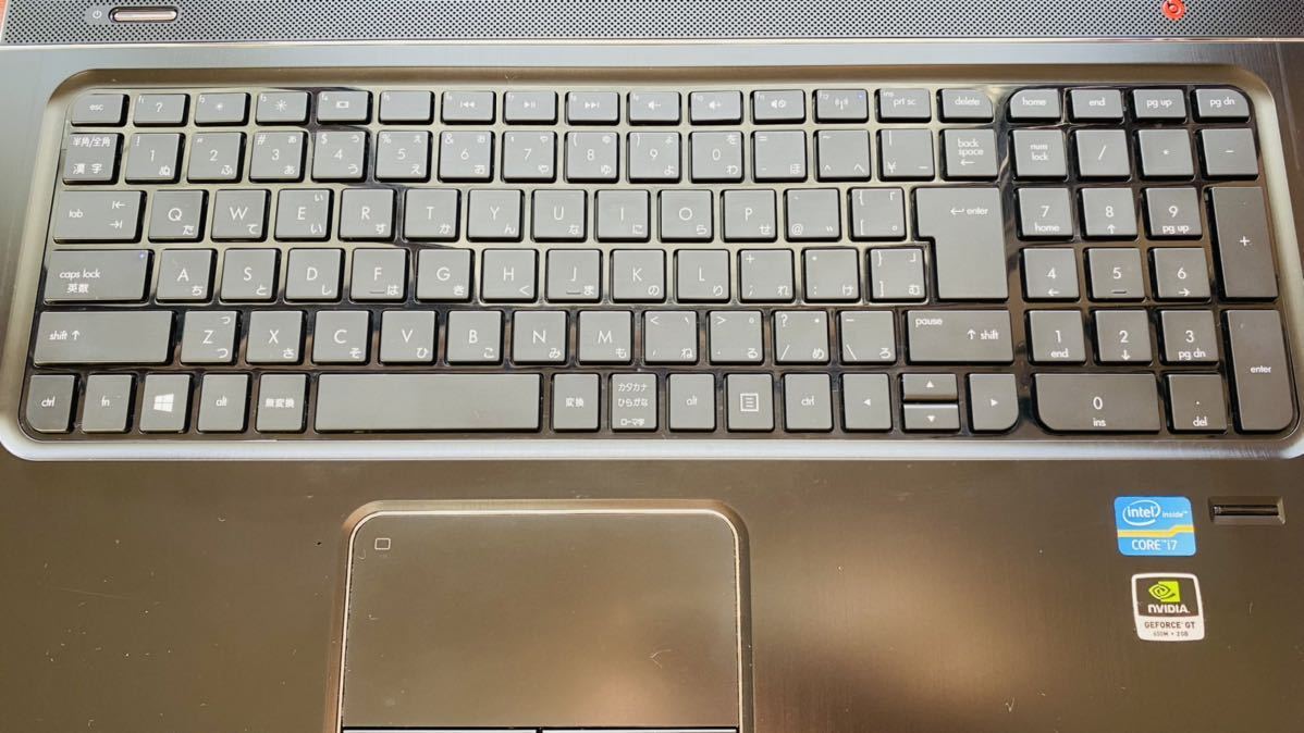 HP ENVY dv7 17インチ大画面 ゲーミングノートPC geforce搭載Core i7 
