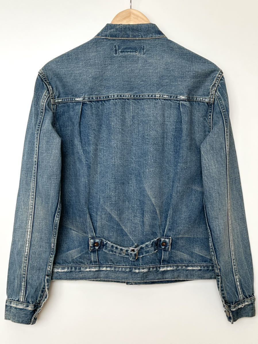 T*M様 REMI RELIEF ファースト針刺し袖レザーデニムジャケット《 S 美品☆REMI RELIEF 1st 506XX TYPE デニムジャケット レミレリーフ