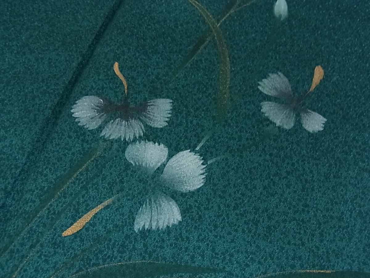  花美人着物 訪問着 手描き 草花文 暈し染 金彩 やまと誂製 逸品 sa1193(仕立て上がり)｜売買されたオークション情報、yahooの商品情報をアーカイブ公開 - オークファン 仕立て上がり
