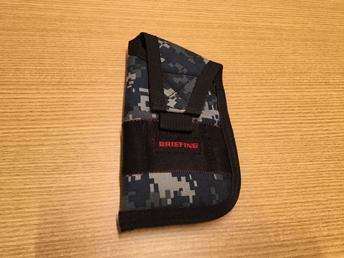 BRIEFING 15周年限定 150個限定 デジカモ PP6 ポーチ スマホケース モバイルケース デジタルカモ カモフラ ブリーフィング