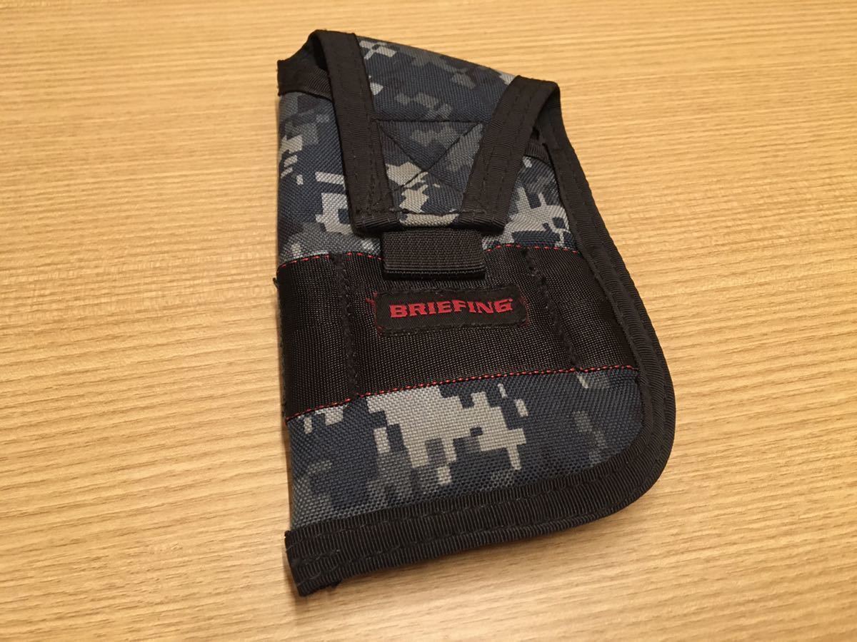 BRIEFING 15周年限定 150個限定 デジカモ PP6 ポーチ スマホケース 