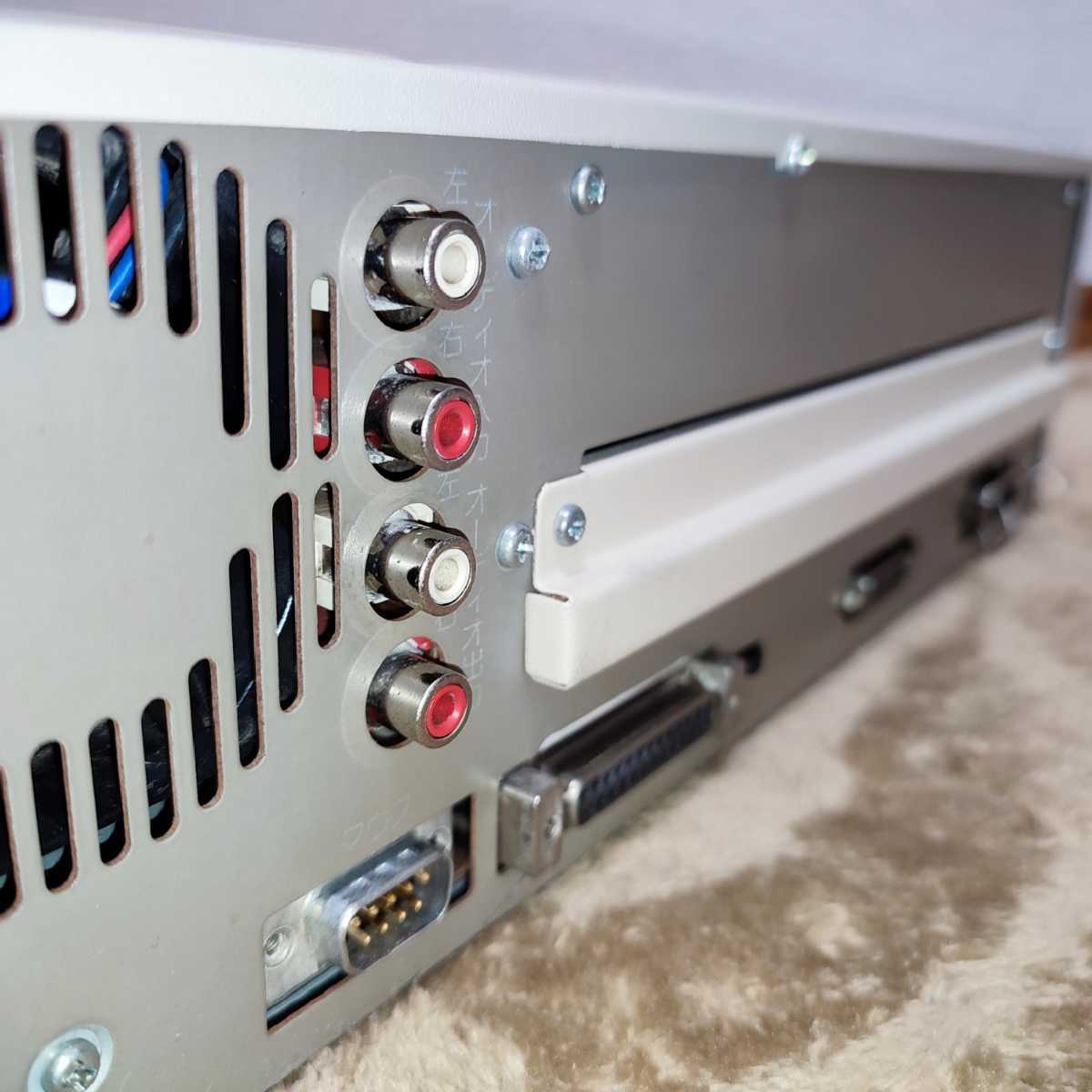 レトロPC 希少 NEC PC-8801FA本体、純正キーボードセット 起動確認