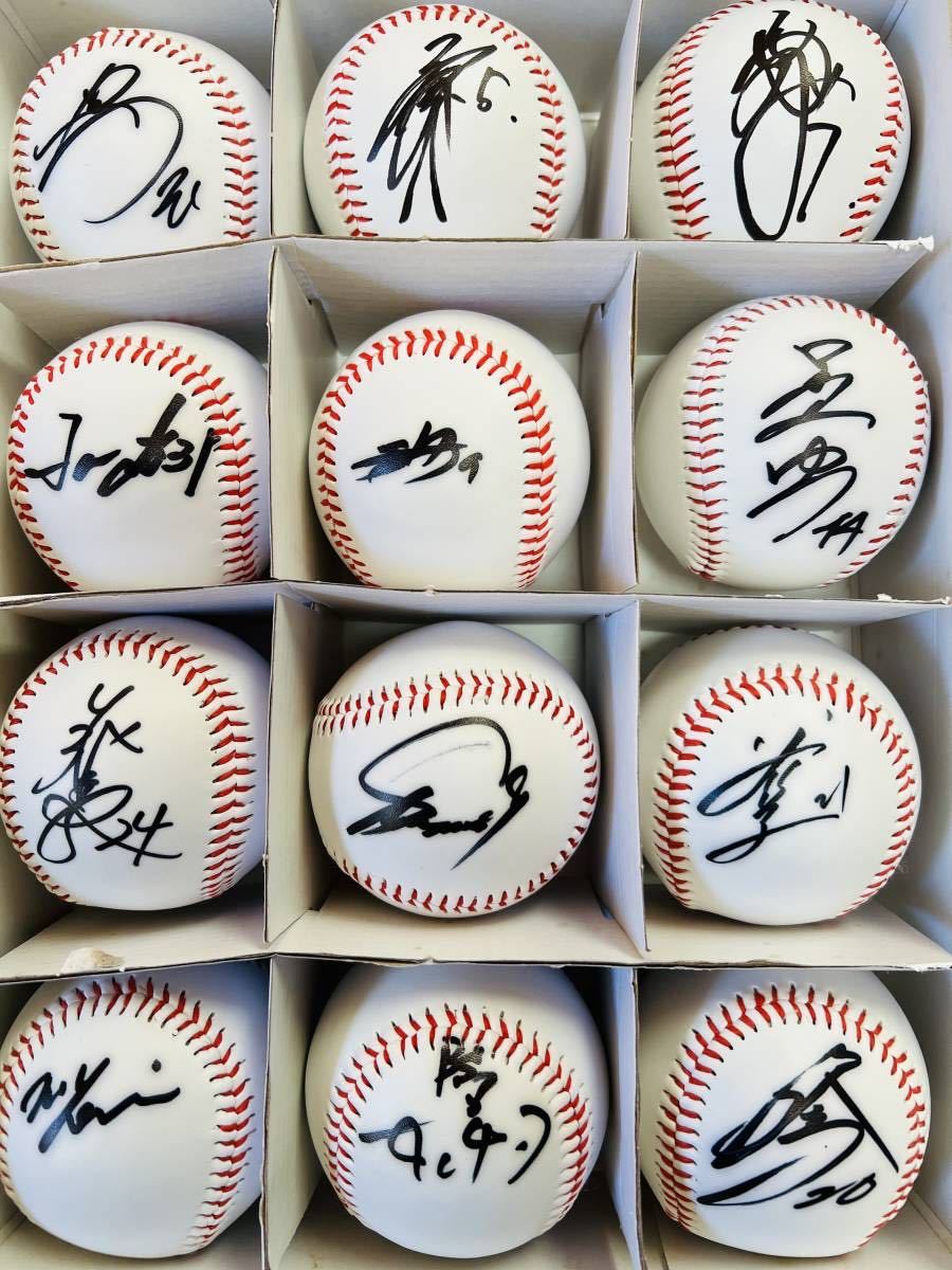 日本プロ野球ｎｐｂ 直筆サインボール１２球セット 藤平尚真選手 長谷川勇也選手 大田泰示選手 西川遥輝選手 他 サイン 売買されたオークション情報 Yahooの商品情報をアーカイブ公開 オークファン Aucfan Com