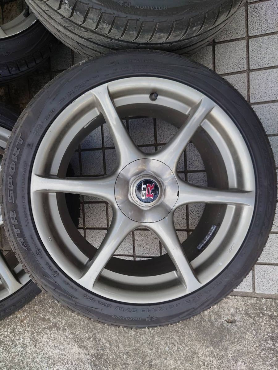 引き取り限定 BNR34純正ホイール R34 GTR34 GTR純正ホイール タイヤ 