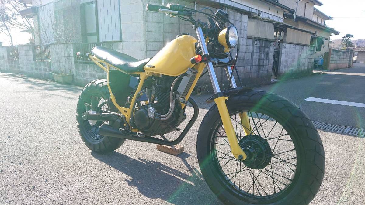 YAMAHA TW200 2JL動画あり。スカチューン、フルカスタム、レストア車 