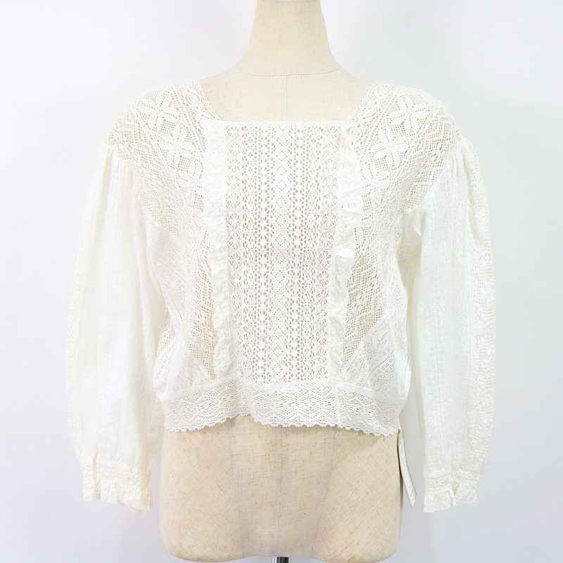 NOWOS / ノーウォス | Lace blouse レースブラウス | レディース nowos 