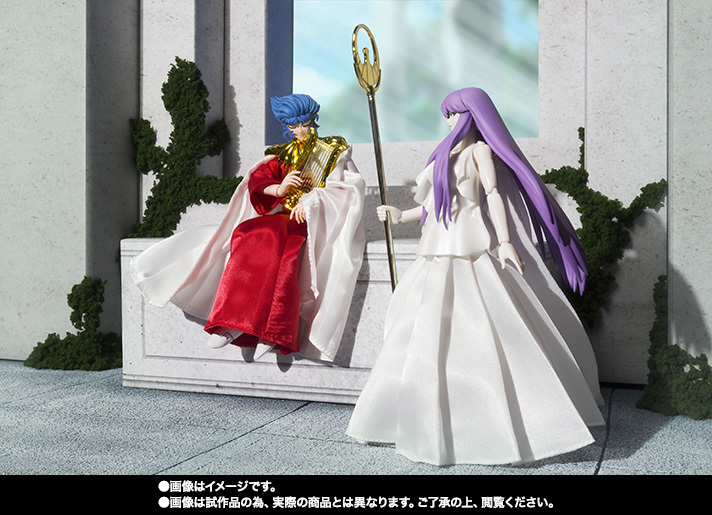 魂ウェブ限定 聖闘士聖衣神話 【 太陽神アベル ＆ 女神アテナ 真紅の 