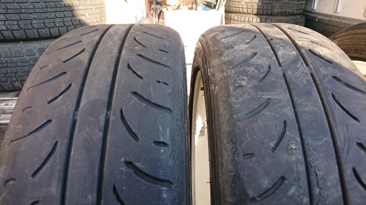 ダンロップ ディレッツァ DIREZZA R.S.C 14インチ 中古 4本セット 5J+ 