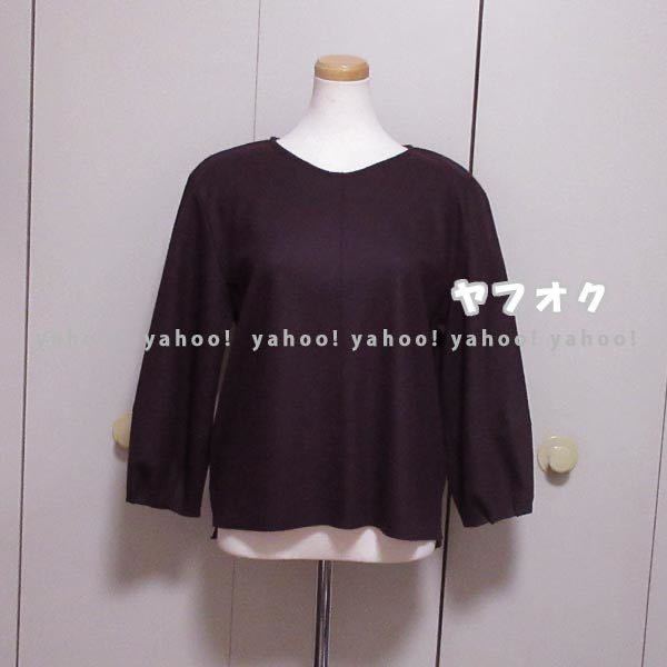 【J.PRESS LADIES】【洗える】ウールスムースジャージー プルオーバー カットソー 赤系9号（M）シャツ ジェイプレス レディス 新品 ニット