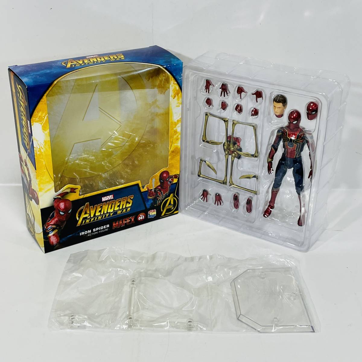 訳あり】 MAFEX アイアン スパイダー アベンジャーズ インフィニティ