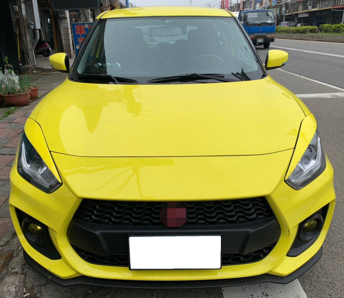 2017+ スズキ ZC33S スイフトスポーツ アイライン FRP 純正色 塗装品 カバートリム ZC13S，ZC53S，ZD53S，ZD83S，ZC83S，ZC43S ZC33S スイフトスポーツ スズキ スポーツ リヤウイング A