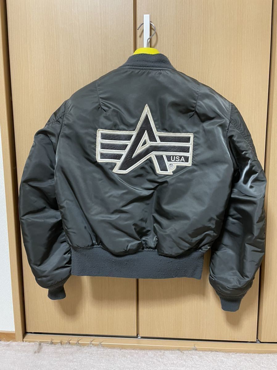 MA-1 Jacket Alpha Flight Industries Made Bomber USA in Vintage