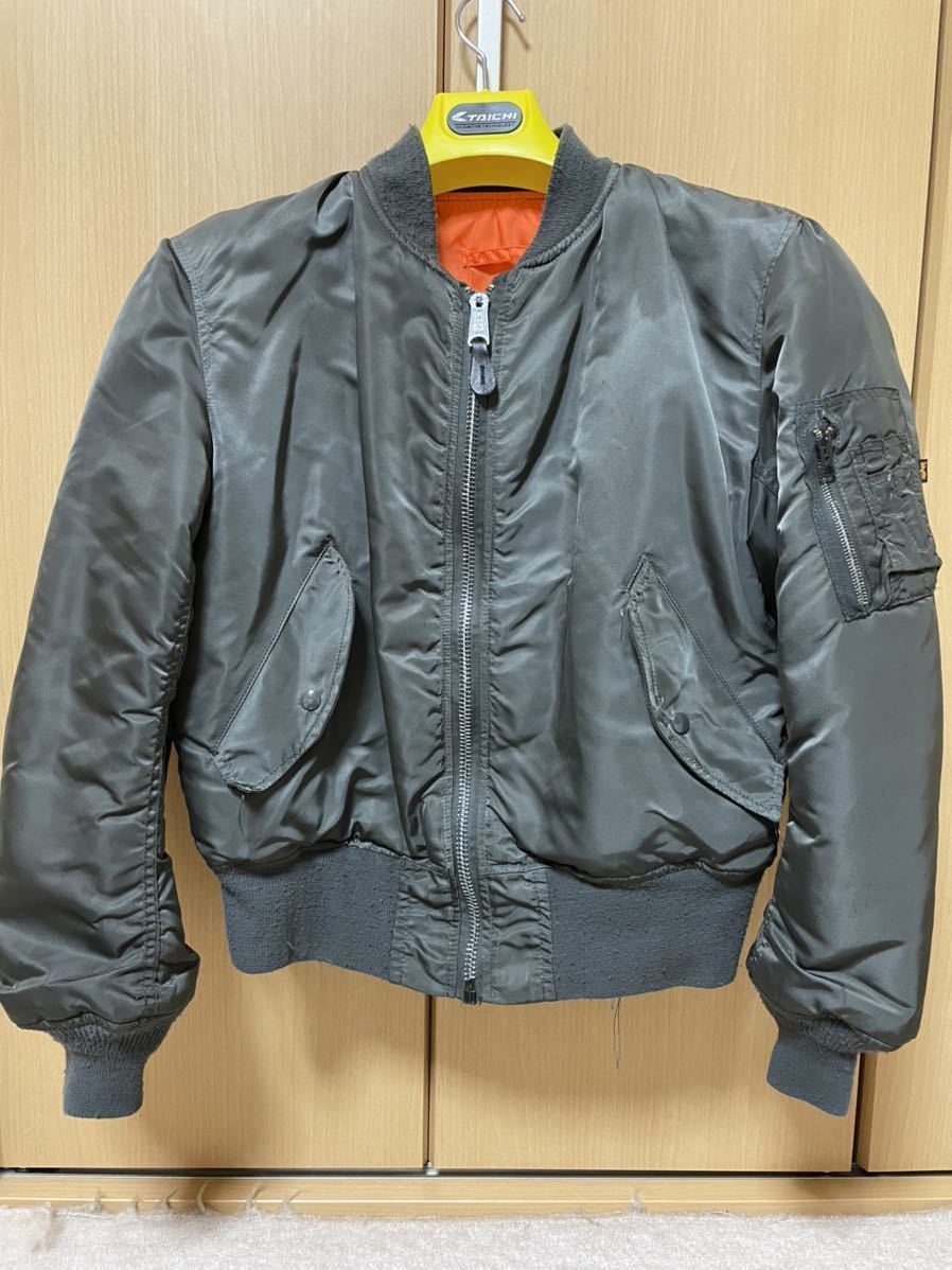 MA-1 Jacket Alpha Flight Industries Made Bomber USA in Vintage