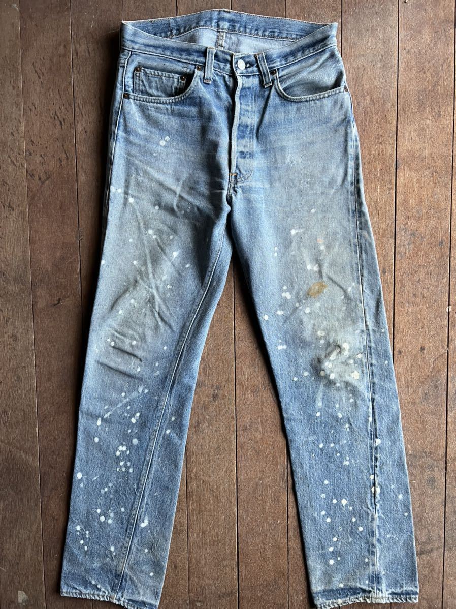 リーバイス501xxBIGE 赤耳 70s LEVIS 501 66前期 ペンキ飛び 雰囲気 