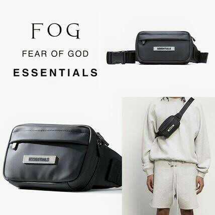 新品 FEAR OF GOD FOG Essentials Logo BodyBag BLACK エフオージー