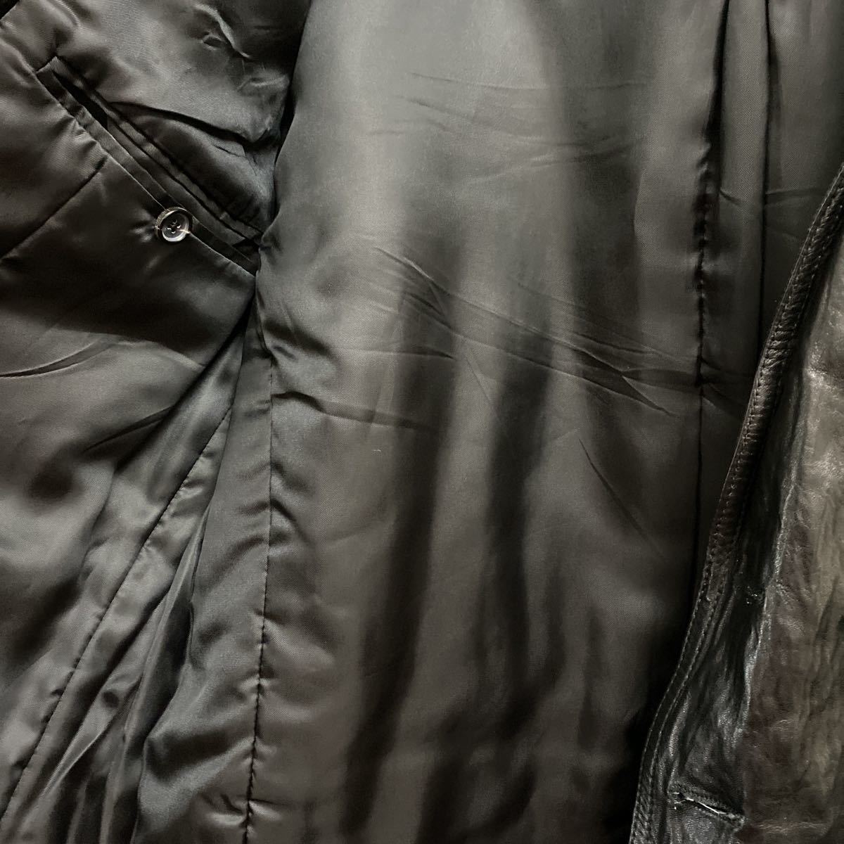 ニールバレット レザーコート 10-11AW Lサイズ NEIL BARRETT（レザー 