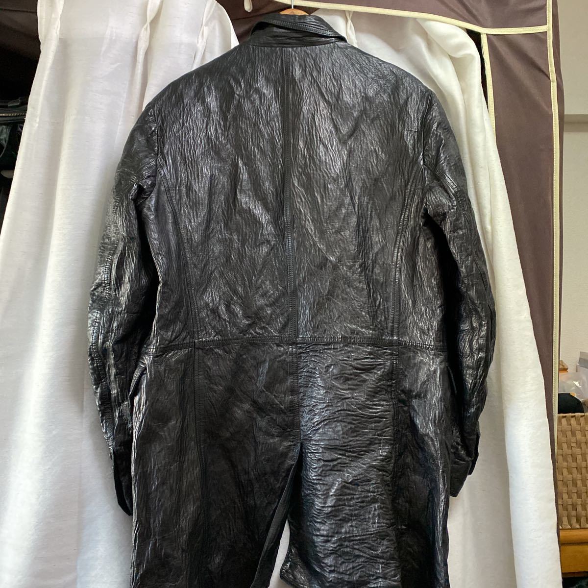 ニールバレット レザーコート 10-11AW Lサイズ NEIL BARRETT（レザー 