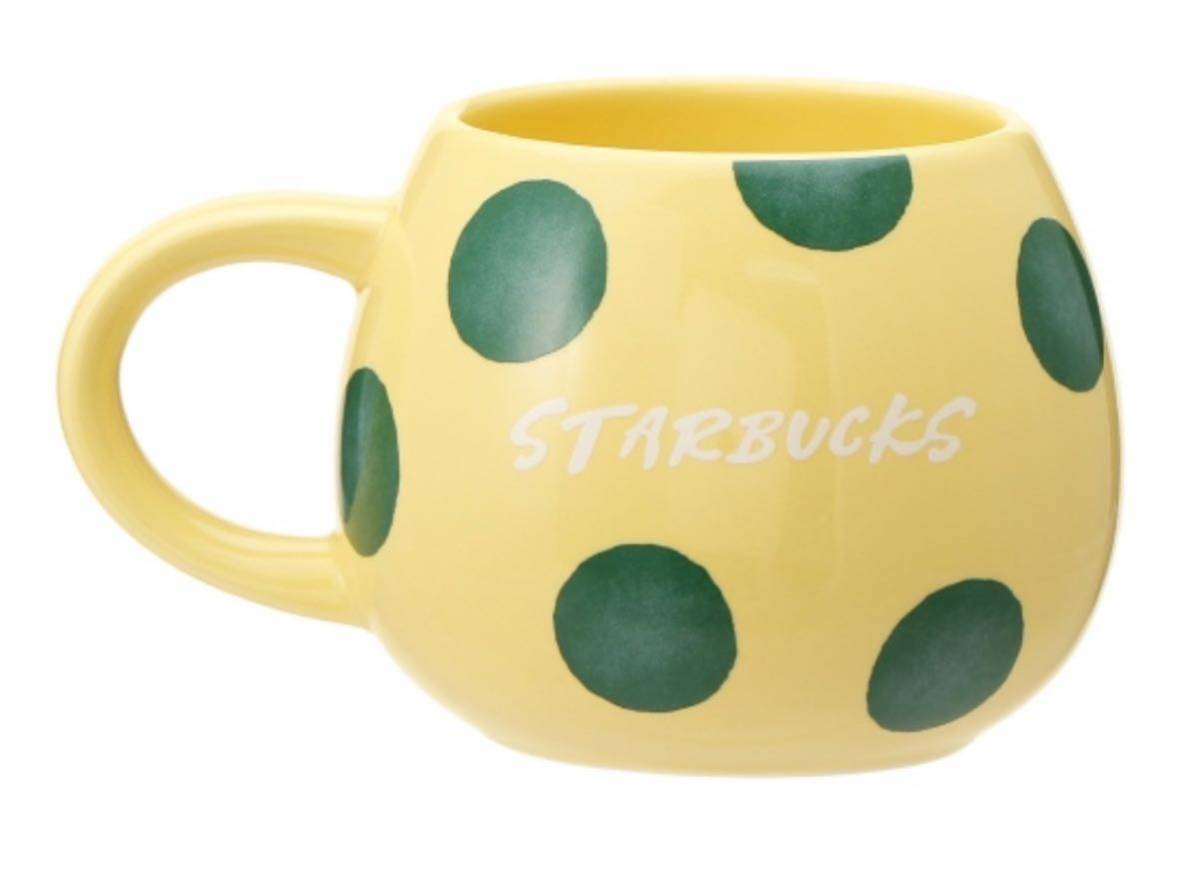 スターバックス マグだるまドットイエロー237ml＆マグだるまドット 