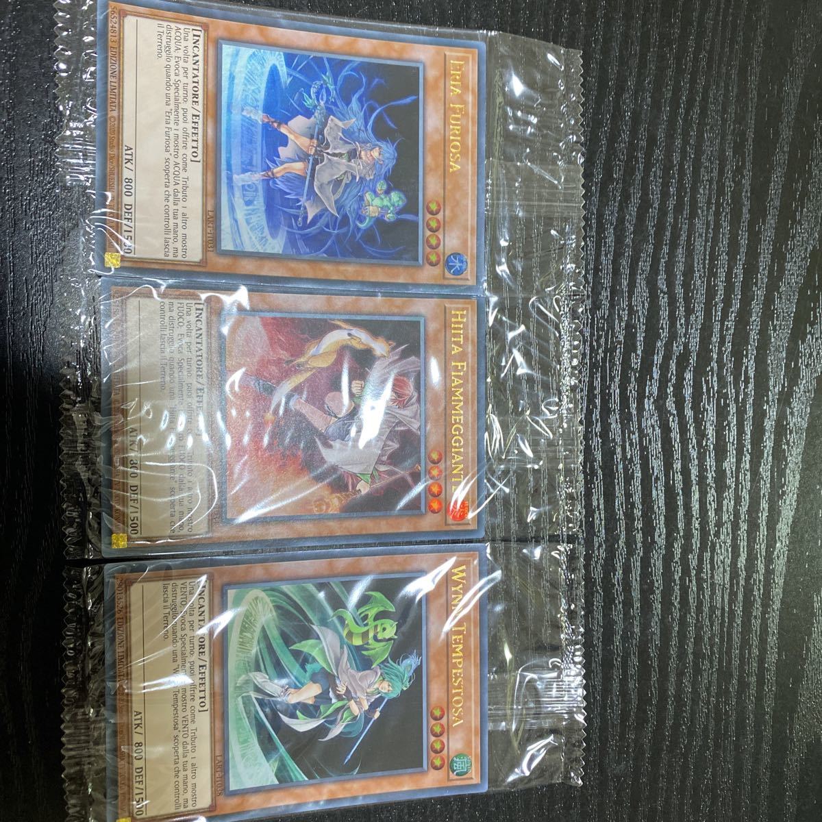 遊戯王 逆巻くエリア 吹き荒れるウィン 燃え盛るヒータ 3枚セット 