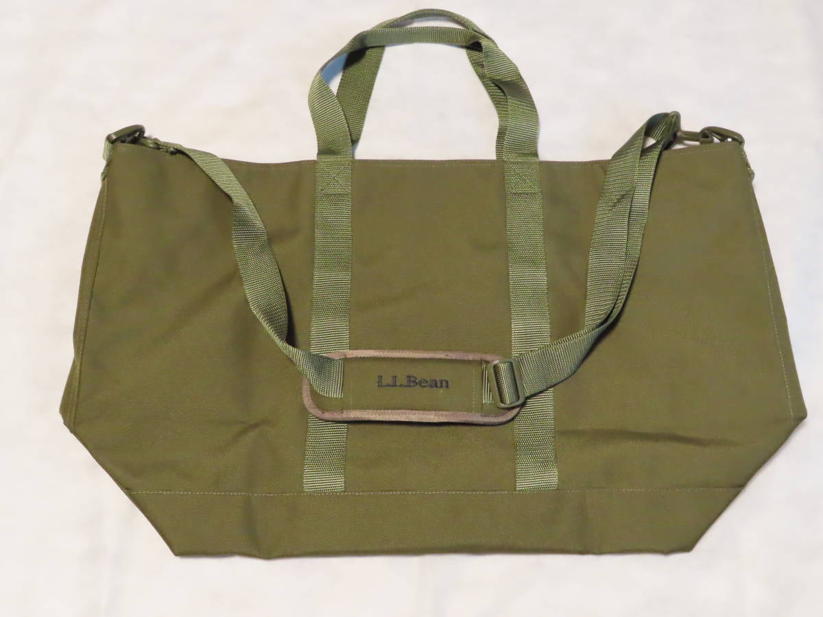 L.L.Bean ハンターズ・トート・バッグ、ジップ・トップ ショルダー 