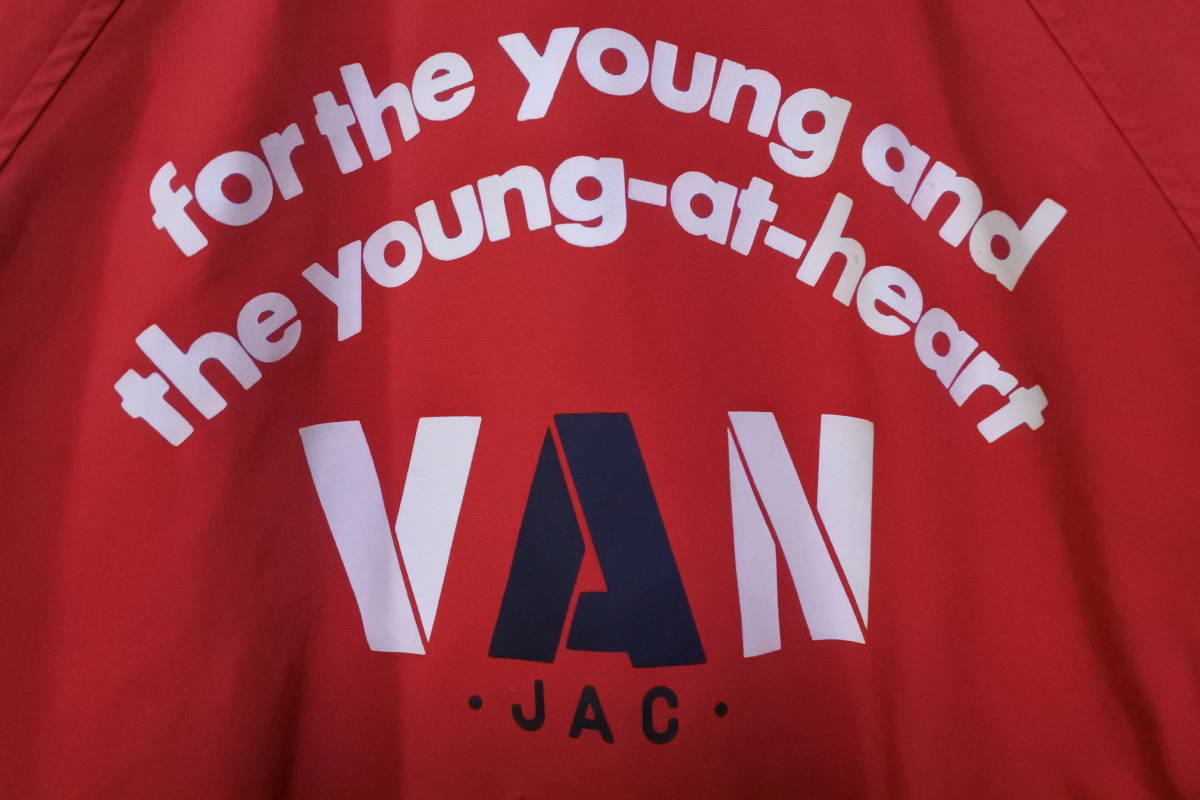 VAN JAC ヴァンジャケット スイングトップ ブルゾン 裏チェック柄 size 