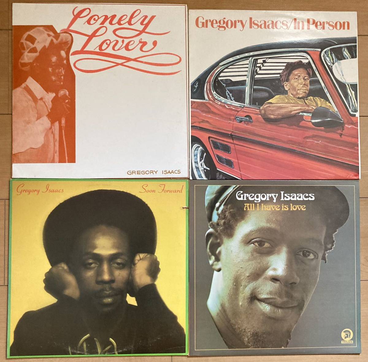 4枚まとめ売り！ Gregory Isaacs アルバムセット！ オリジナル盤含む 