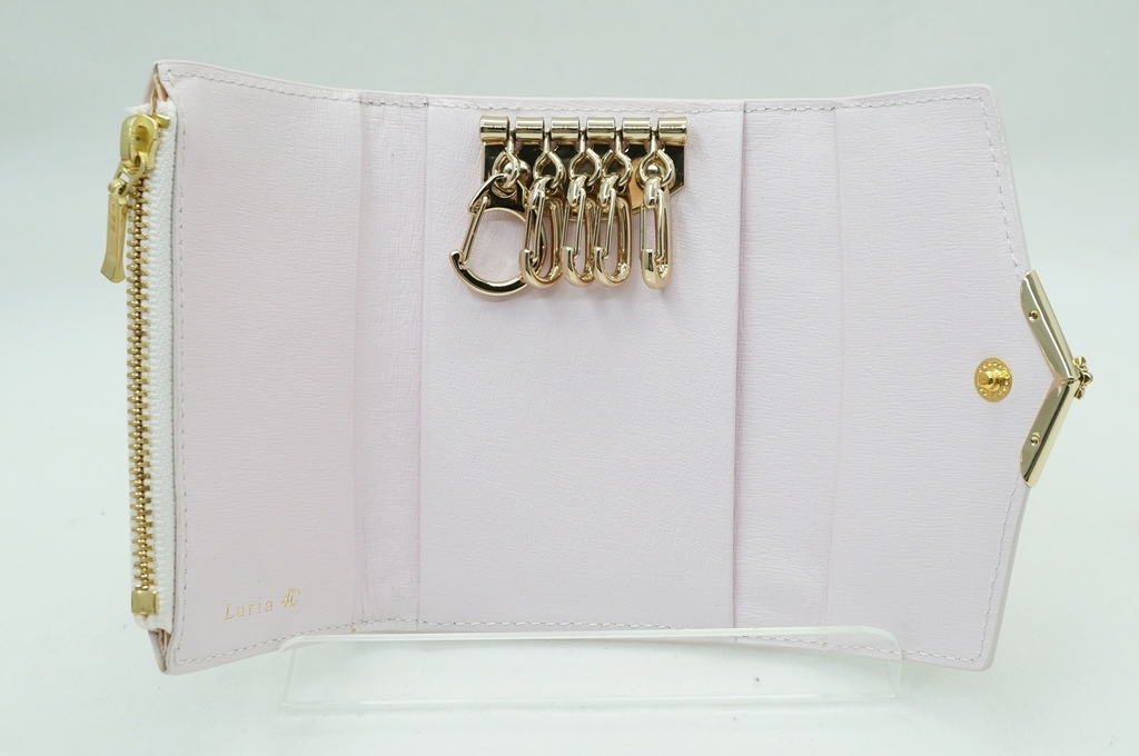 中古美品】Luria 4℃ ルリア ヨンドシー マルチキーケース 32191-733  