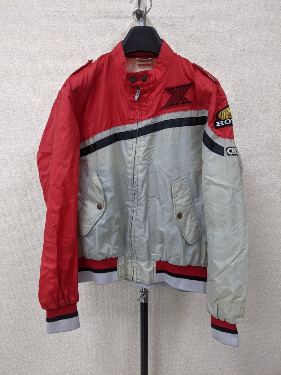 レトロ品 Honda ホンダ Cbx ナイロンジャンパー ジャケット メンズl グレー赤 ブルゾン007 ジャンパー ジャケット 売買されたオークション情報 Yahooの商品情報をアーカイブ公開 オークファン Aucfan Com