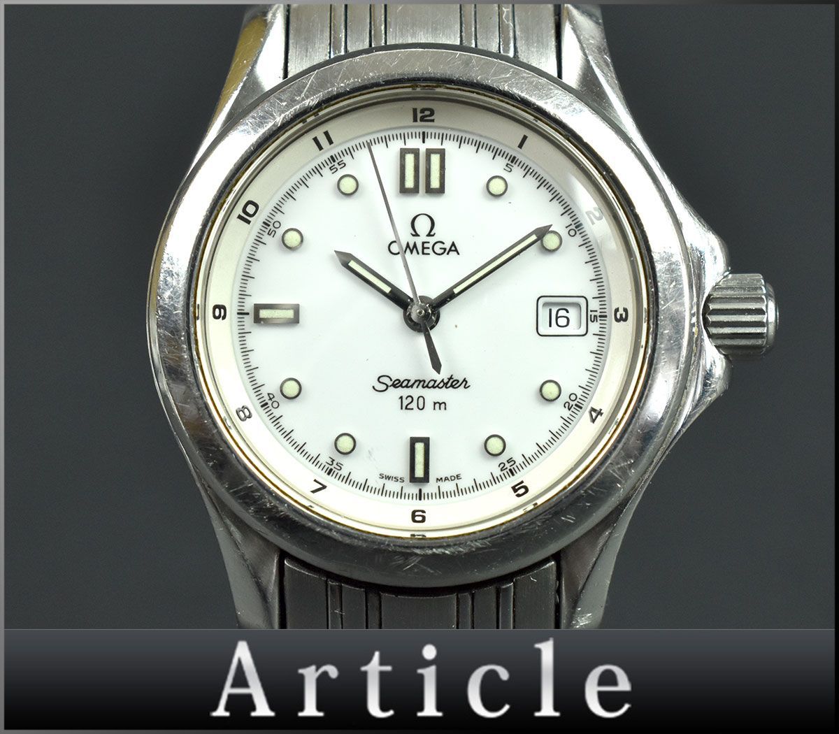 電池交換済】BOUCHERON ブシュロン リフレ クォーツ レディース 腕時計