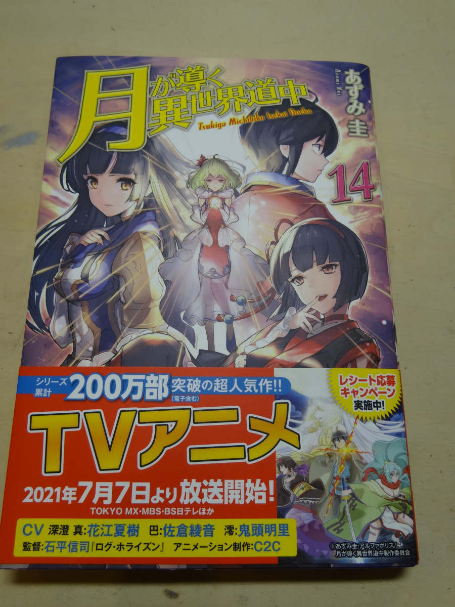 テレビアニメの続き 月が導く異世界道中 14 あずみ圭 小説 ライトノベルズ 古本 電子書籍が嫌いな方 増刷待ち ライトノベル一般 売買されたオークション情報 Yahooの商品情報をアーカイブ公開 オークファン Aucfan Com