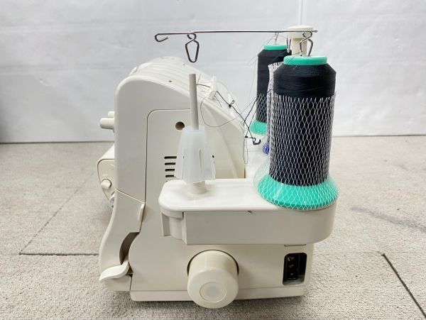 O049-O8-639 JUKI ジューキ baby lock ベビーロック 衣縫人 IHOJIN 2本針4本糸ロックミシン 本体通電OK フットペダル・付属品・箱付き ①