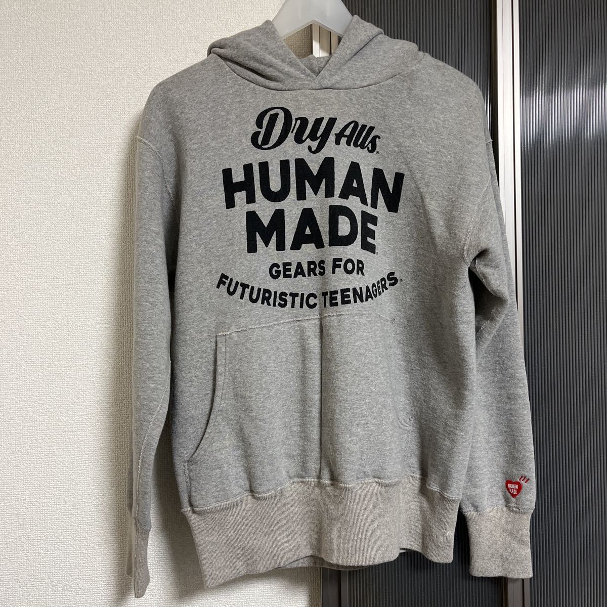 HUMAN ヒューマンメイド MADE パーカー - ロゴプリント プリント | MADE(ヒューマンメイド) HBX ロゴ HOODIE グレー｜Yahoo Hooded HMMD ジップ