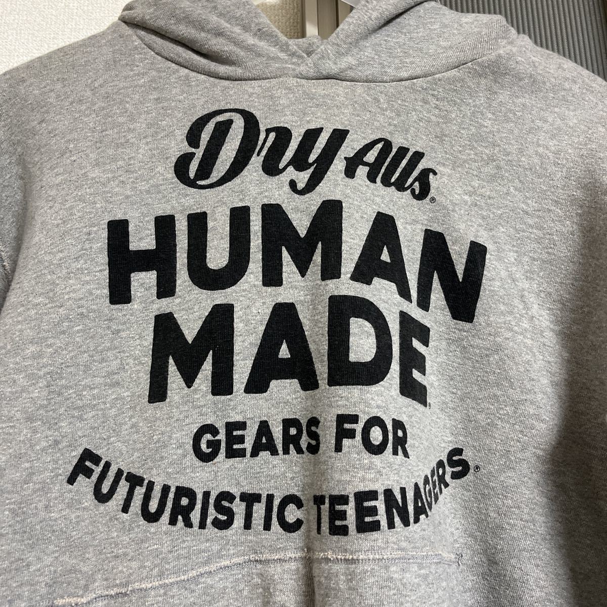 HUMAN ヒューマンメイド MADE パーカー - ロゴプリント プリント | MADE(ヒューマンメイド) HBX ロゴ HOODIE グレー｜Yahoo Hooded HMMD ジップ