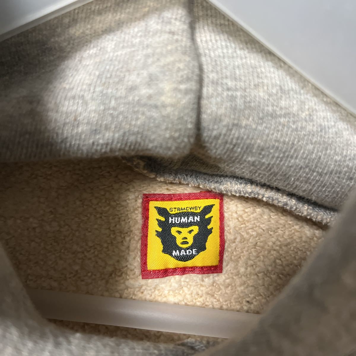 HUMAN ヒューマンメイド MADE パーカー - ロゴプリント プリント | MADE(ヒューマンメイド) HBX ロゴ HOODIE グレー｜Yahoo Hooded HMMD ジップ