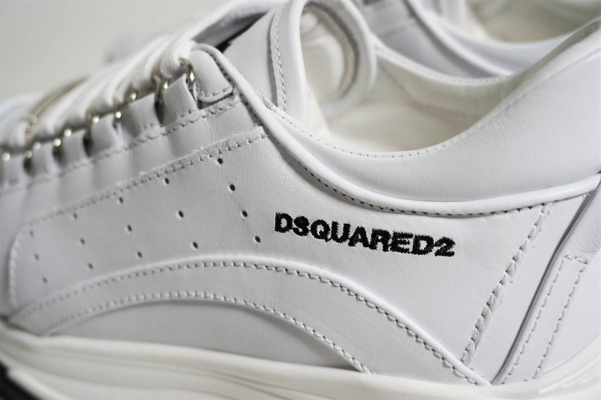 新品/正規品】定価7.5万 43 28cm DSQUARED2 ディースクエアード Bumpy 