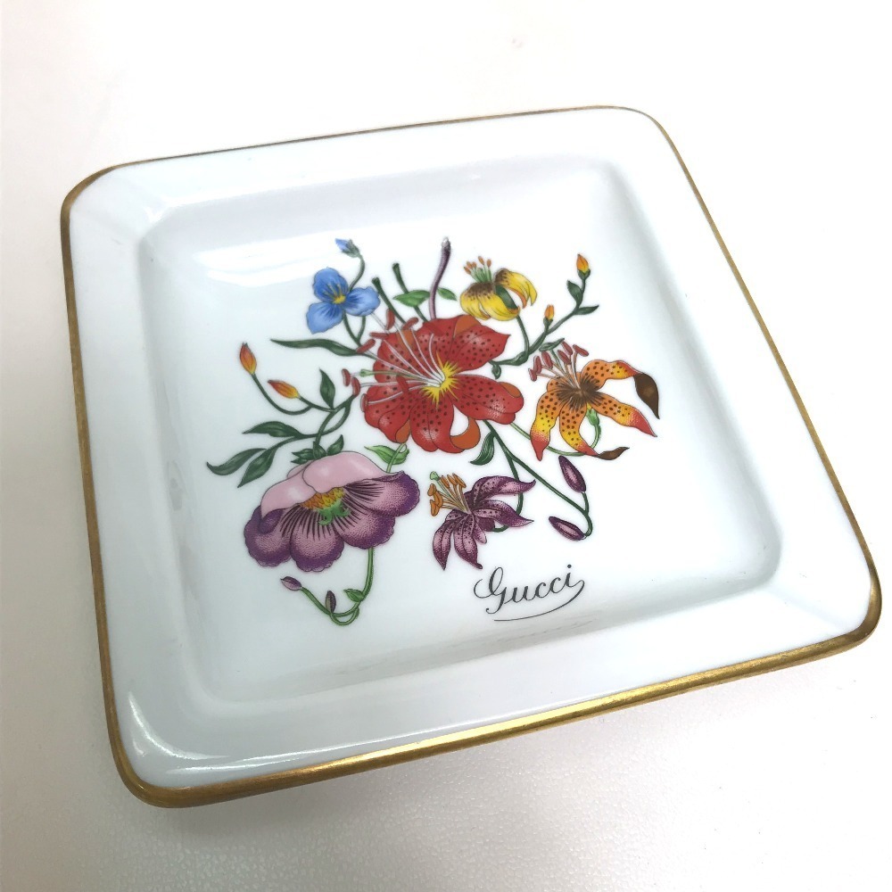 GUCCI グッチ リチャードジノリ コラボ フラワー 花 アッシュトレイ