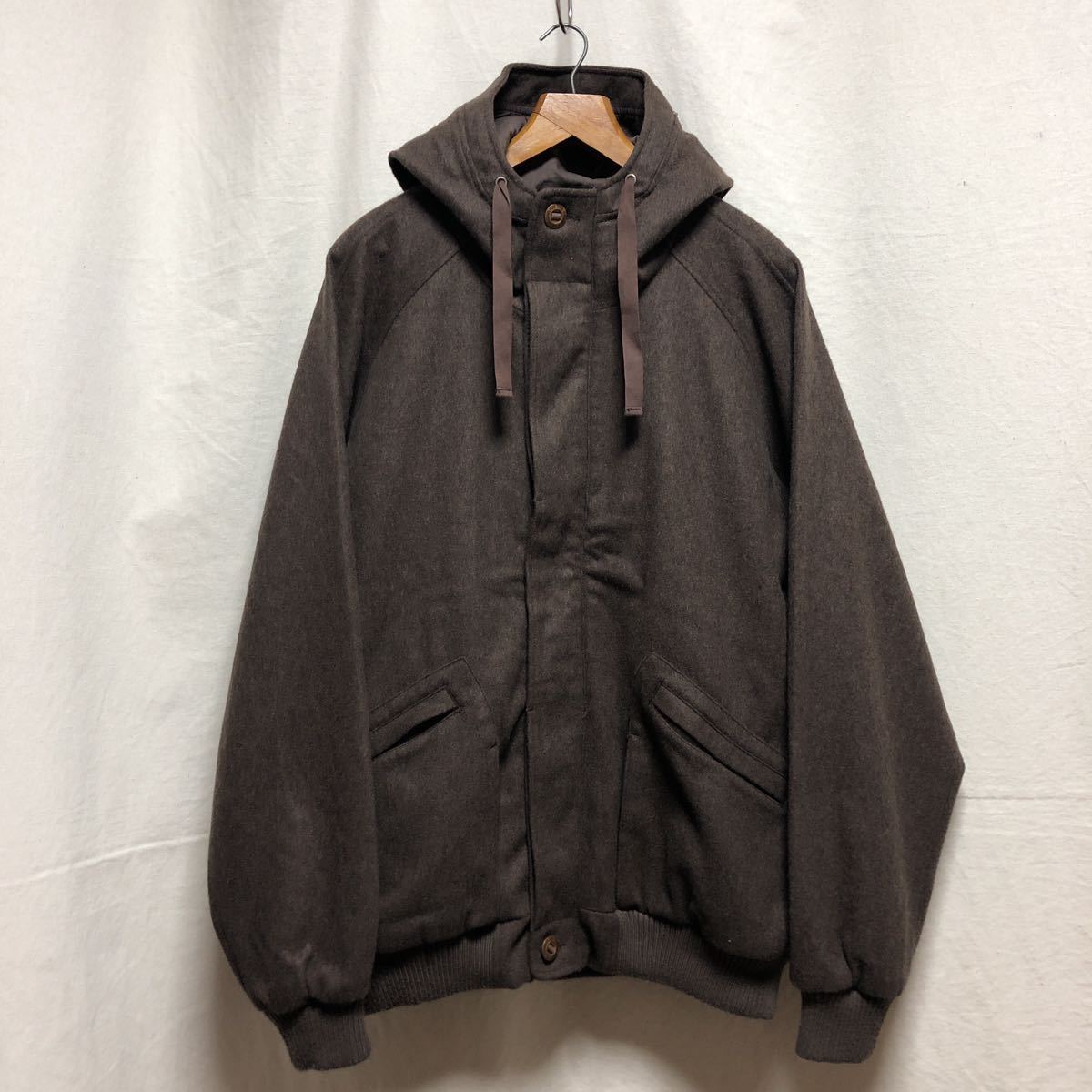 ADDICT CLOTHING ウール メルトン ブルゾン パーカー ミリタリー 