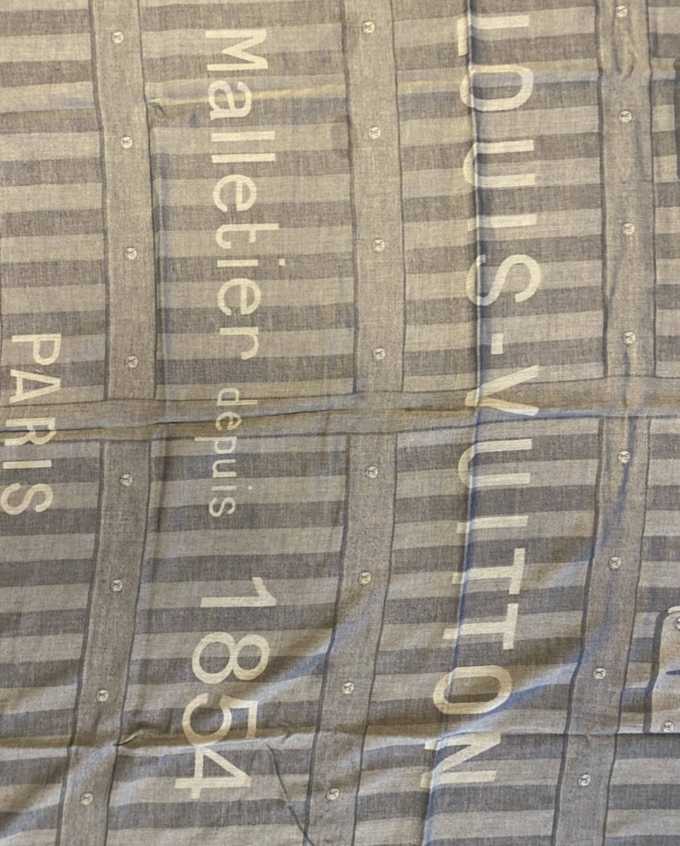 ヴィトン VUITTON ルイ ヴィトン 　ストール　ほか　マフラー LOUIS VUITTON ストール モノグラムストール マフラールイヴィトンショール ブラック