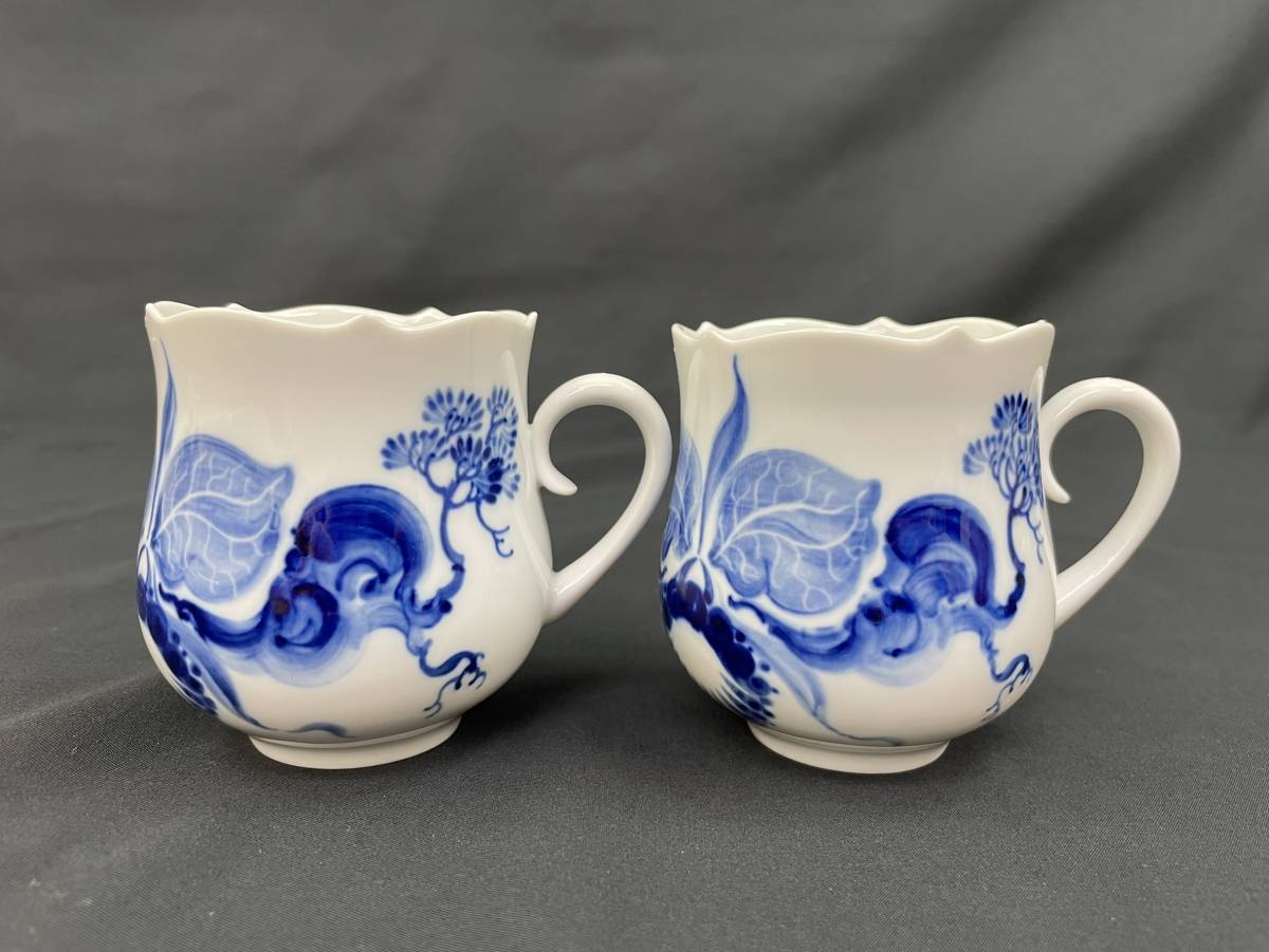 B220106 マイセン ブルーオーキッド カップ＆ソーサ― Meissen 23562